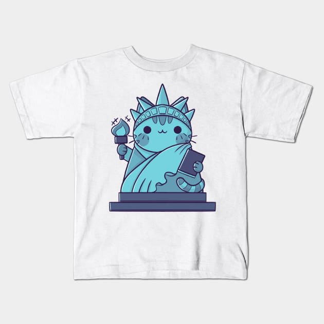 Mew York Kids T-Shirt by TaylorRoss1